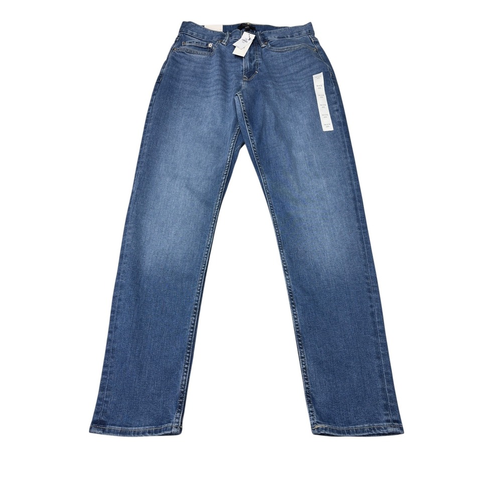 NWT Banana Republic Travel Athletic Tapered Jeans Vintage Blue Mens 30x32